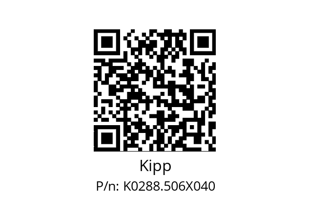   Kipp K0288.506X040