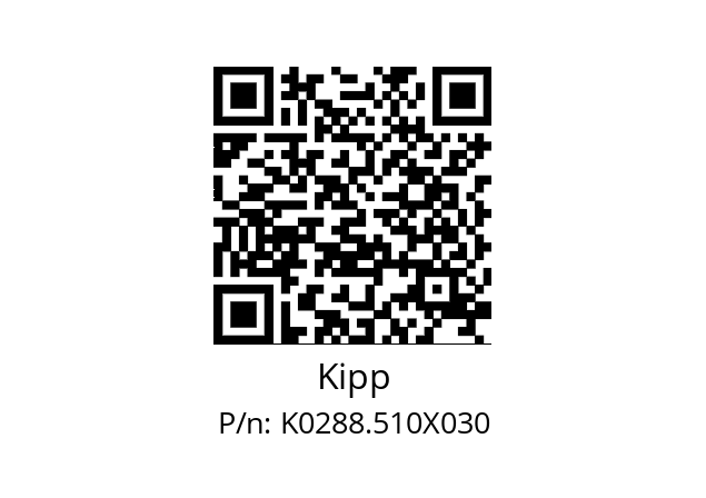   Kipp K0288.510X030