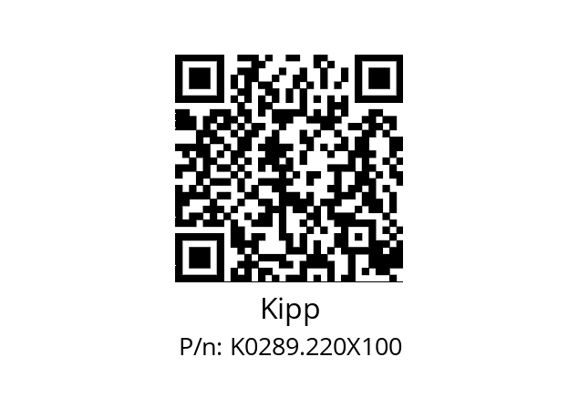   Kipp K0289.220X100