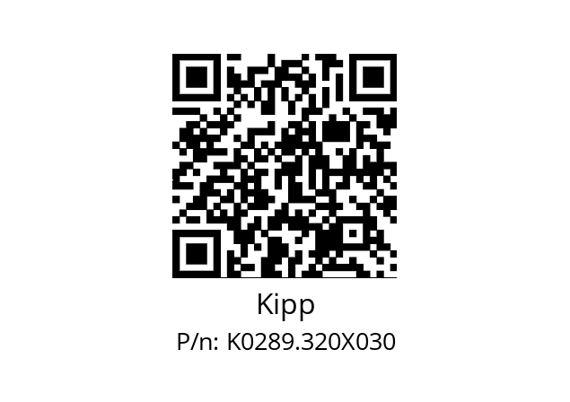   Kipp K0289.320X030