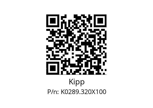   Kipp K0289.320X100