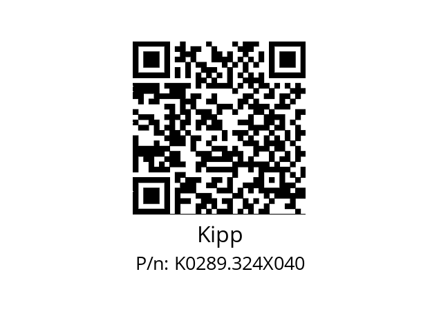   Kipp K0289.324X040