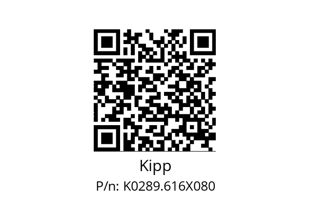   Kipp K0289.616X080