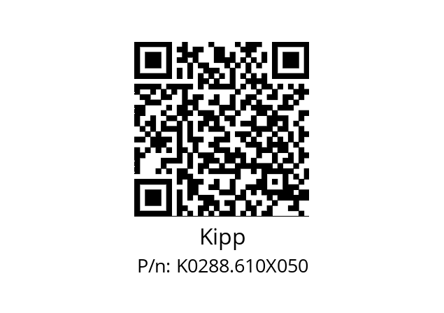   Kipp K0288.610X050