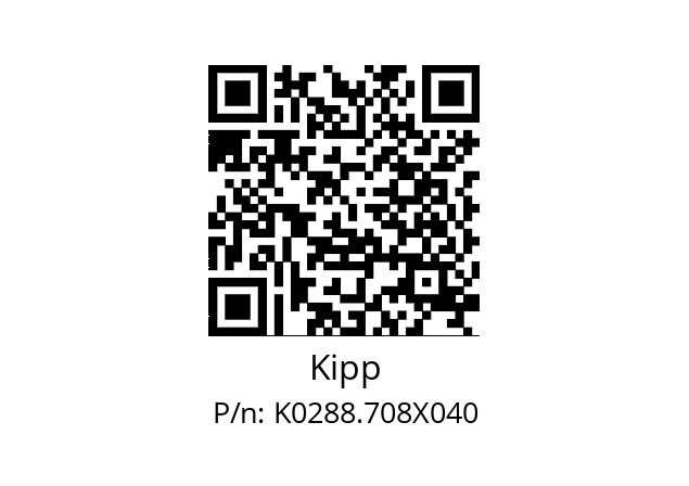   Kipp K0288.708X040