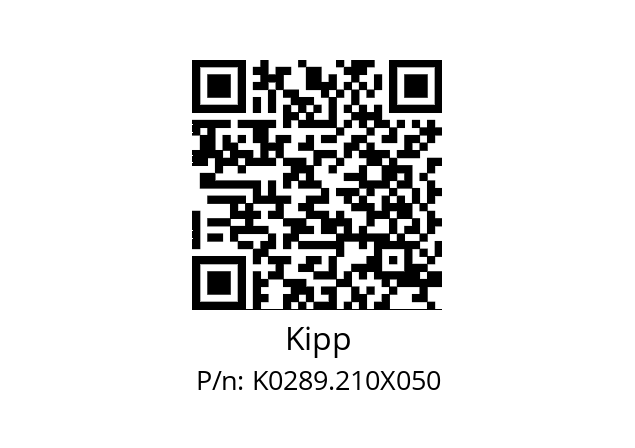   Kipp K0289.210X050