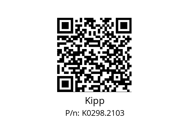   Kipp K0298.2103