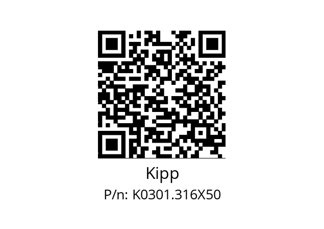   Kipp K0301.316X50