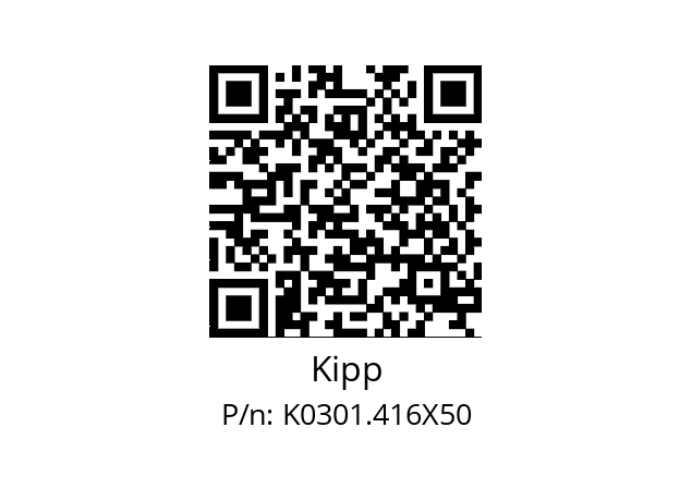   Kipp K0301.416X50