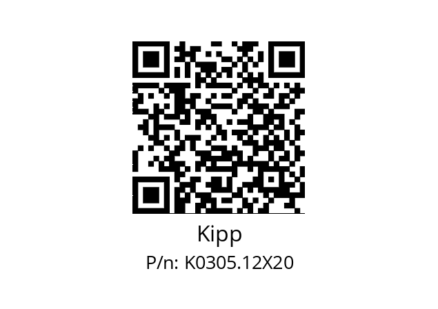   Kipp K0305.12X20