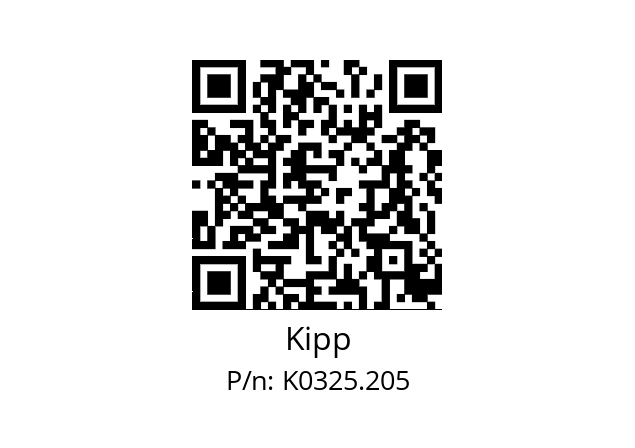   Kipp K0325.205