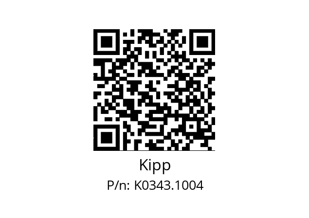   Kipp K0343.1004