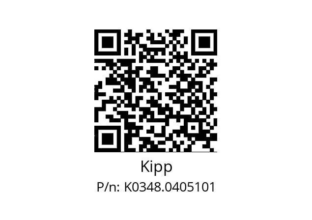   Kipp K0348.0405101