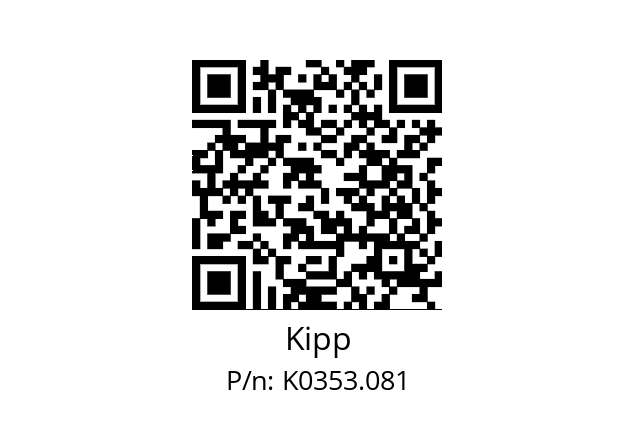   Kipp K0353.081