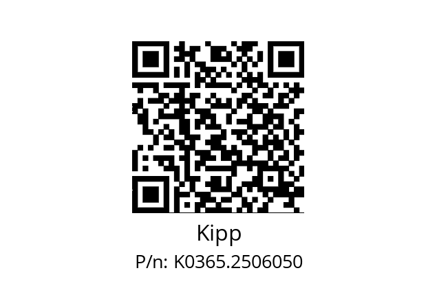   Kipp K0365.2506050