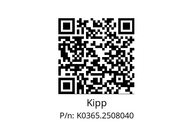   Kipp K0365.2508040