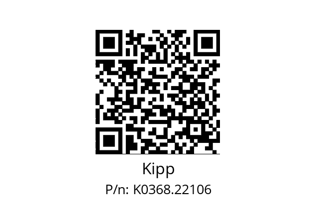   Kipp K0368.22106