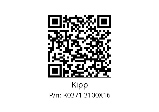   Kipp K0371.3100X16