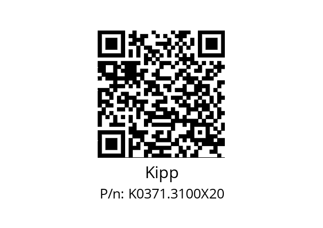   Kipp K0371.3100X20