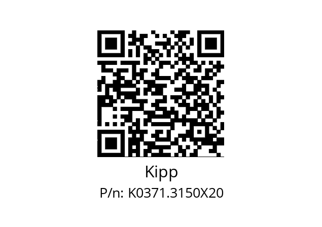   Kipp K0371.3150X20