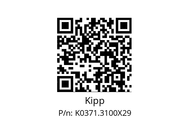   Kipp K0371.3100X29