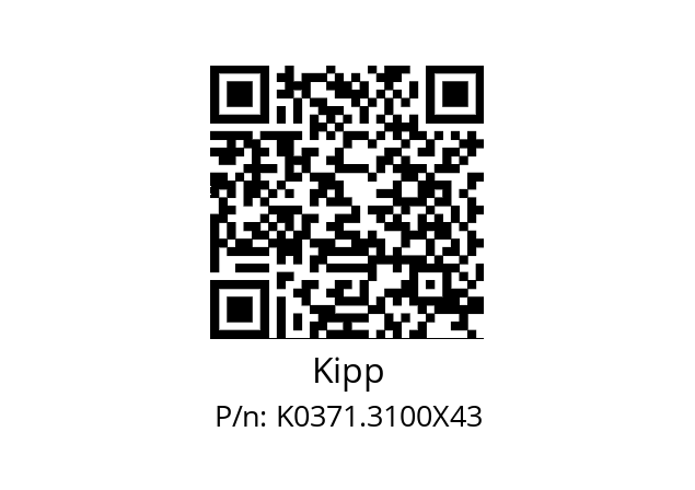   Kipp K0371.3100X43