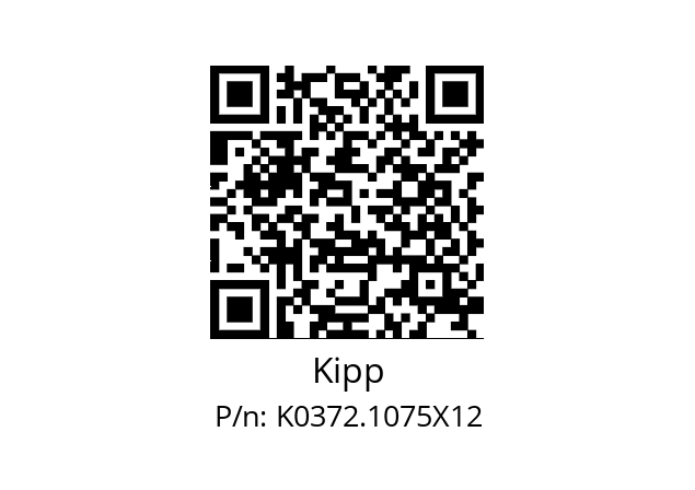   Kipp K0372.1075X12