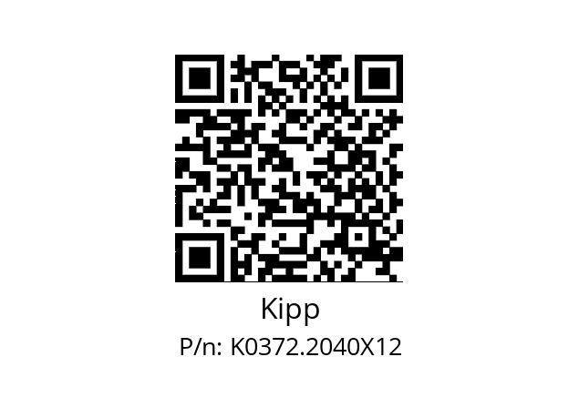   Kipp K0372.2040X12