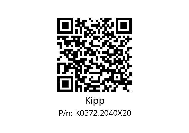   Kipp K0372.2040X20