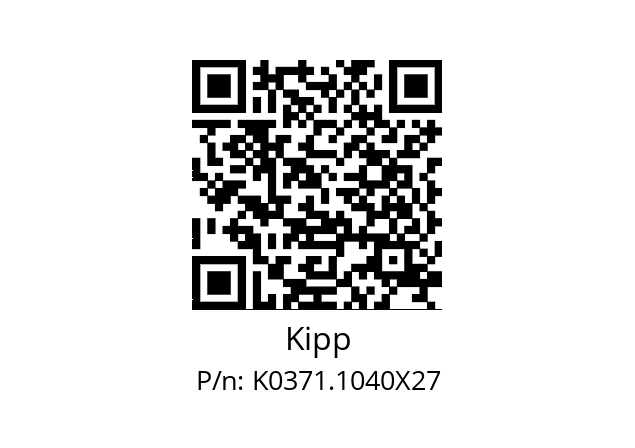   Kipp K0371.1040X27