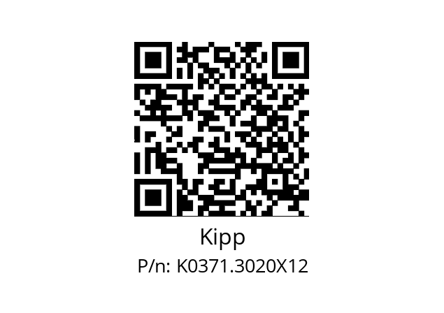   Kipp K0371.3020X12