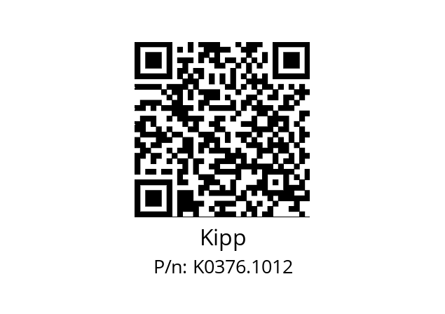   Kipp K0376.1012