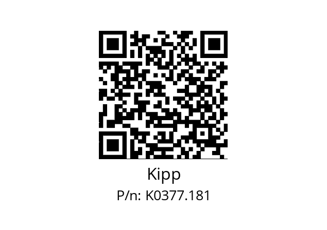   Kipp K0377.181