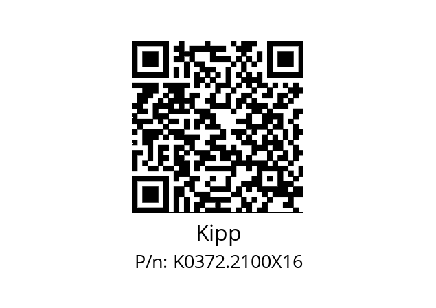   Kipp K0372.2100X16