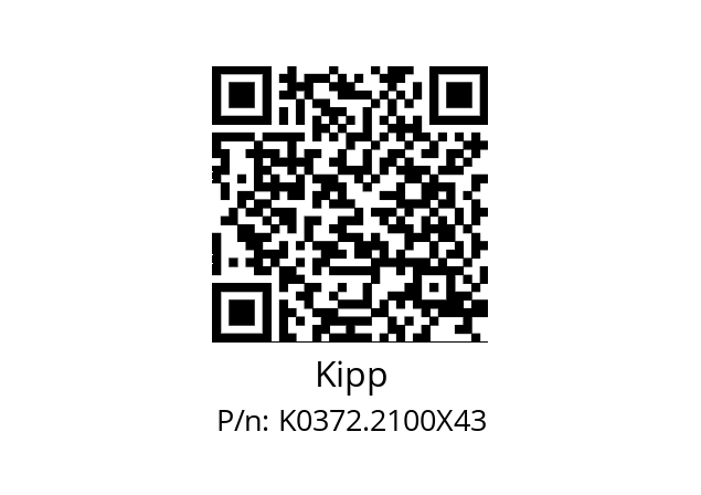   Kipp K0372.2100X43