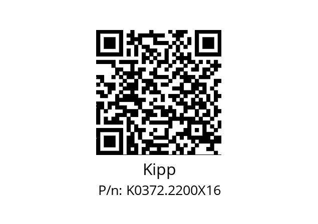   Kipp K0372.2200X16