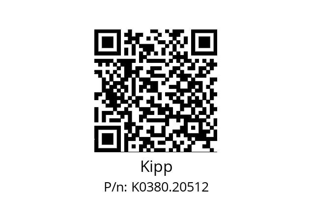   Kipp K0380.20512