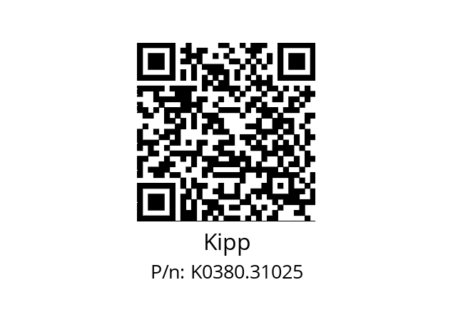   Kipp K0380.31025