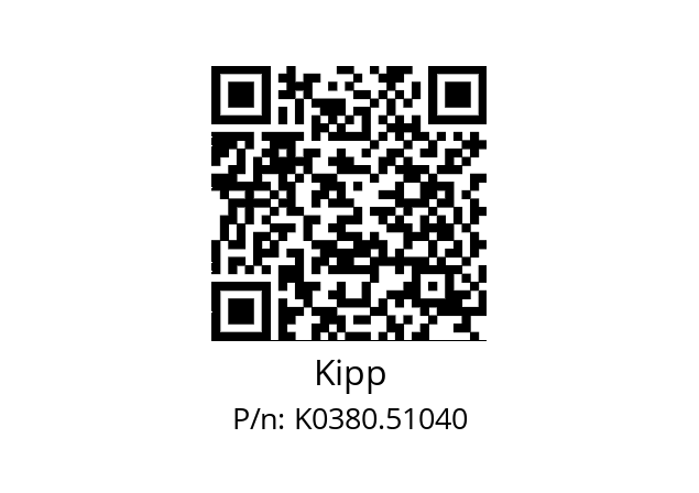   Kipp K0380.51040