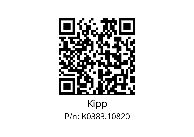   Kipp K0383.10820