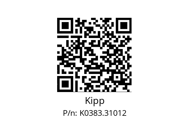   Kipp K0383.31012