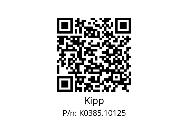   Kipp K0385.10125