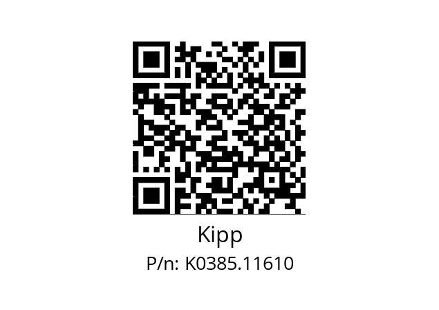   Kipp K0385.11610