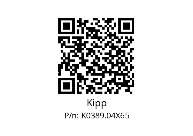   Kipp K0389.04X65