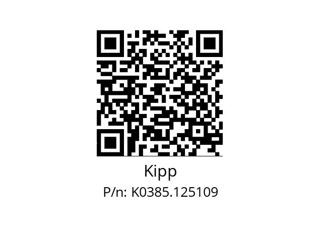   Kipp K0385.125109