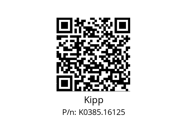   Kipp K0385.16125