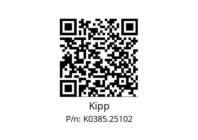   Kipp K0385.25102