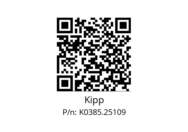   Kipp K0385.25109