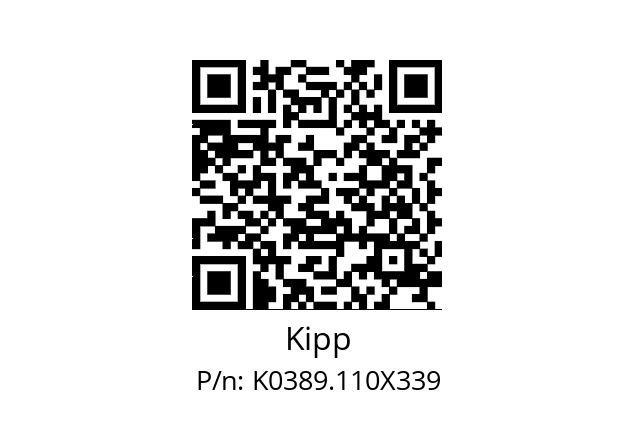   Kipp K0389.110X339