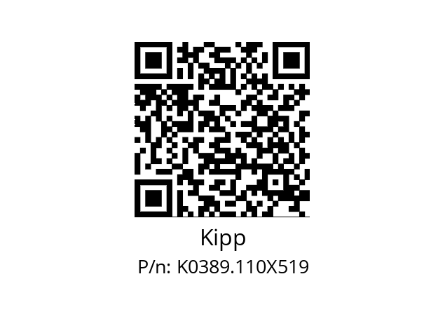   Kipp K0389.110X519